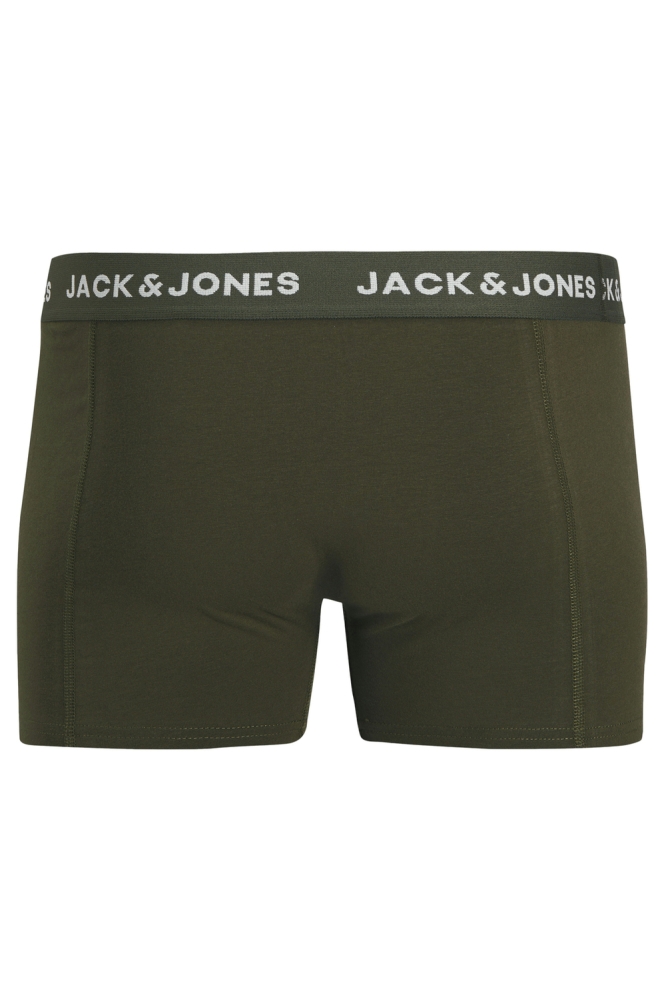 JACBENJA SOLID TRUNKS 7 PACK STYD 12285464 BLACK/BLACK BI